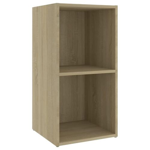Tv-skabe 2 stk. 72x35x36,5 cm konstrueret træ sonoma-eg