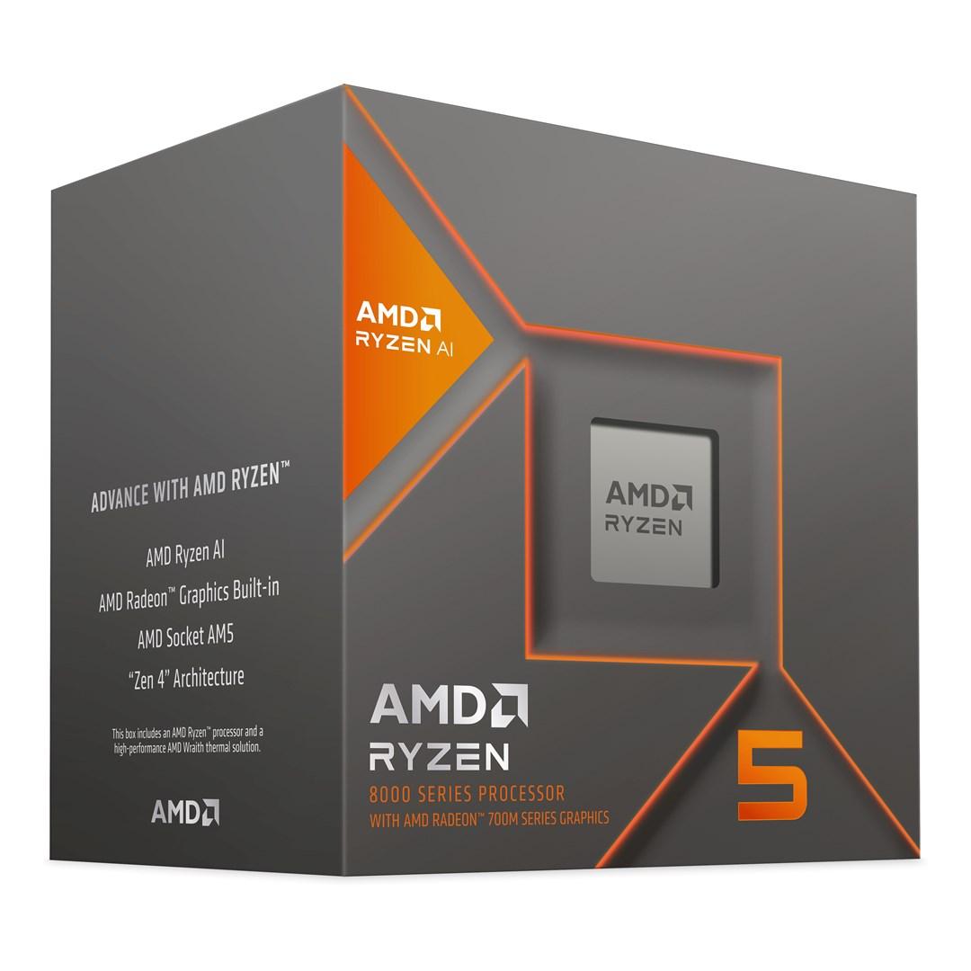 CPU AMD Ryzen 5 8600G - desktop-processor med Radeon 760M