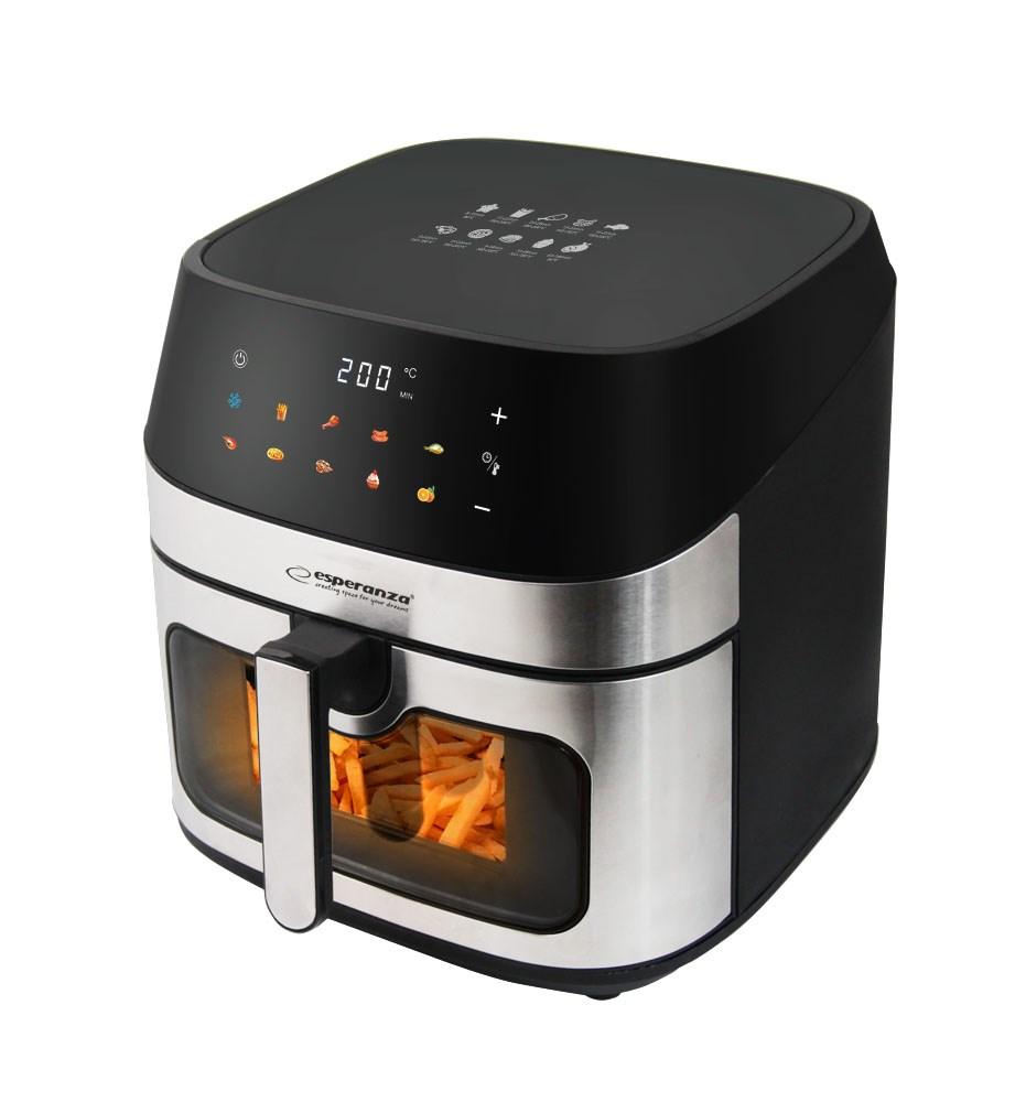 Airfryer Esperanza 8 l - 1600 W Inox billede