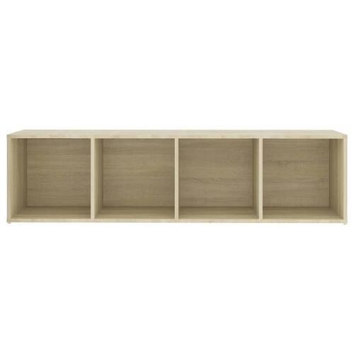 Tv-skabe 2 stk. 142,5x35x36,5 cm konstrueret træ sonoma-eg