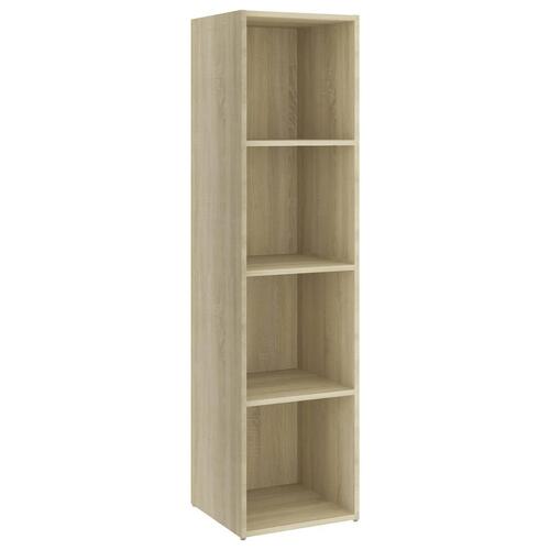 Tv-skabe 2 stk. 142,5x35x36,5 cm konstrueret træ sonoma-eg