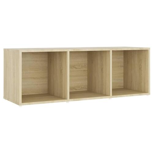 Tv-skabe 2 stk. 107x35x37 cm konstrueret træ sonoma-eg