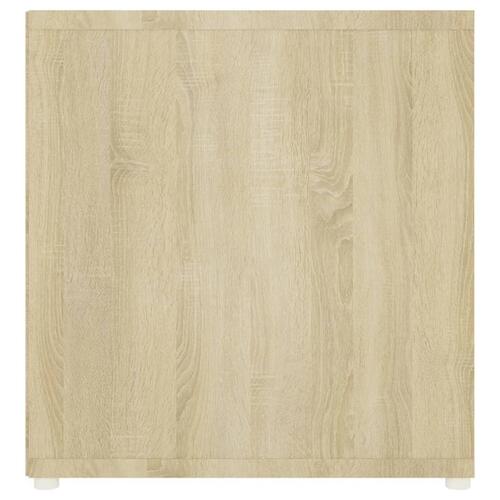 Tv-skabe 2 stk. 107x35x37 cm konstrueret træ sonoma-eg