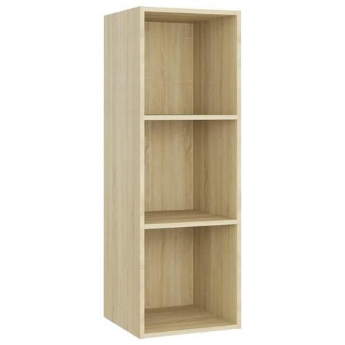 Tv-skabe 2 stk. 107x35x37 cm konstrueret træ sonoma-eg