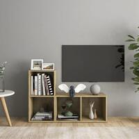 Tv-skabe 2 stk. 72x35x36,5 cm konstrueret træ sonoma-eg