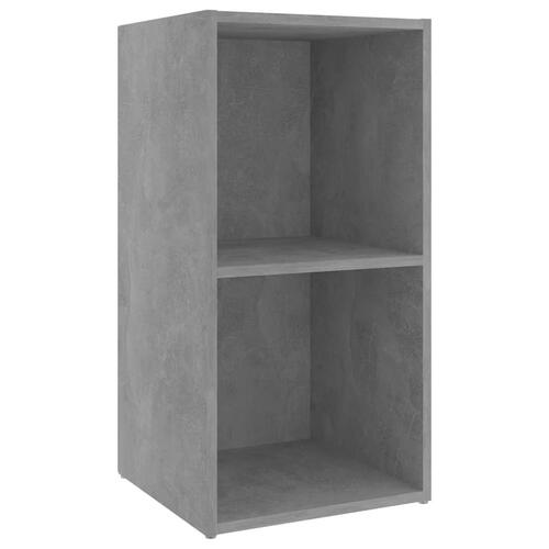Tv-skabe 2 stk. 72x35x36,5 cm konstrueret træ betongrå