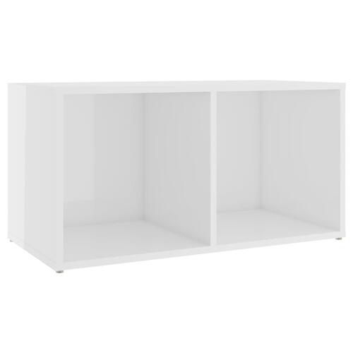 Tv-skabe 2 stk. 72x35x36,5 cm konstrueret træ hvid højglans