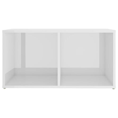 Tv-skabe 2 stk. 72x35x36,5 cm konstrueret træ hvid højglans