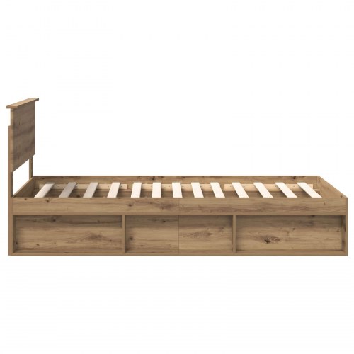 Sengestel med hovedgavl Artisan-eg 100 x 200 cm