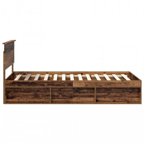 Sengestel 100 x 200 cm - gammelt træ
