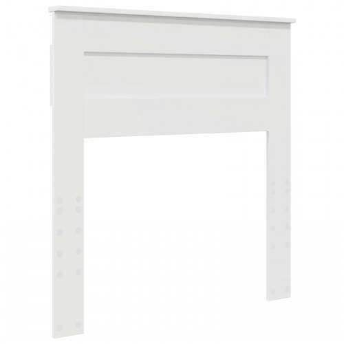 Sengestel hvid 75 x 190 cm med hovedgærde