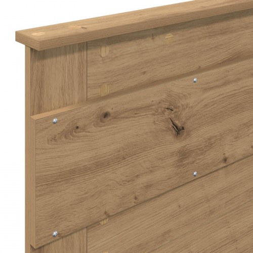 Sengestel med hovedgærde Artisan eg 90 x 190 cm Massiv fyrretræ