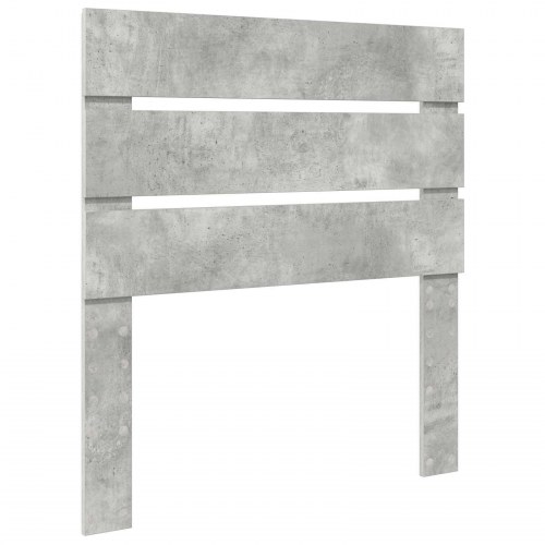 Sengestel med hovedgærde - beton grå 100 x 200 cm