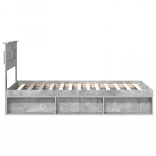 Sengestel i betongrå 100 x 200 cm