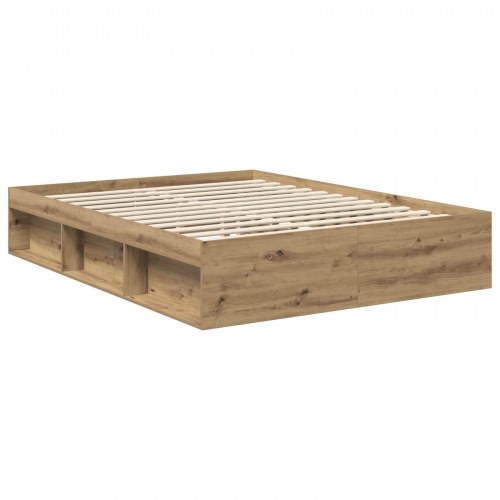 Sengestel med hovedgærde i artisan eg 150 x 200 cm