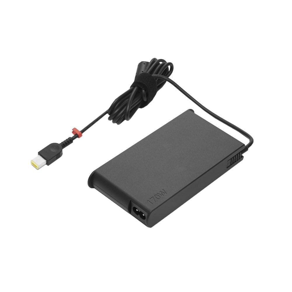 Strømforsyning til bærbar - Lenovo 170 W, 20 V (sort)
