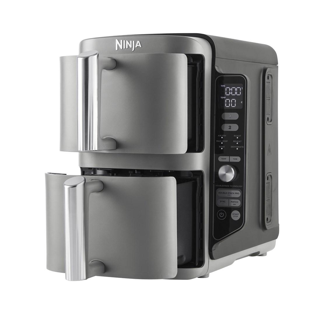 Airfryer dobbelt - Ninja SL400EU, 9,5 l, 2.470 W, sort/grå