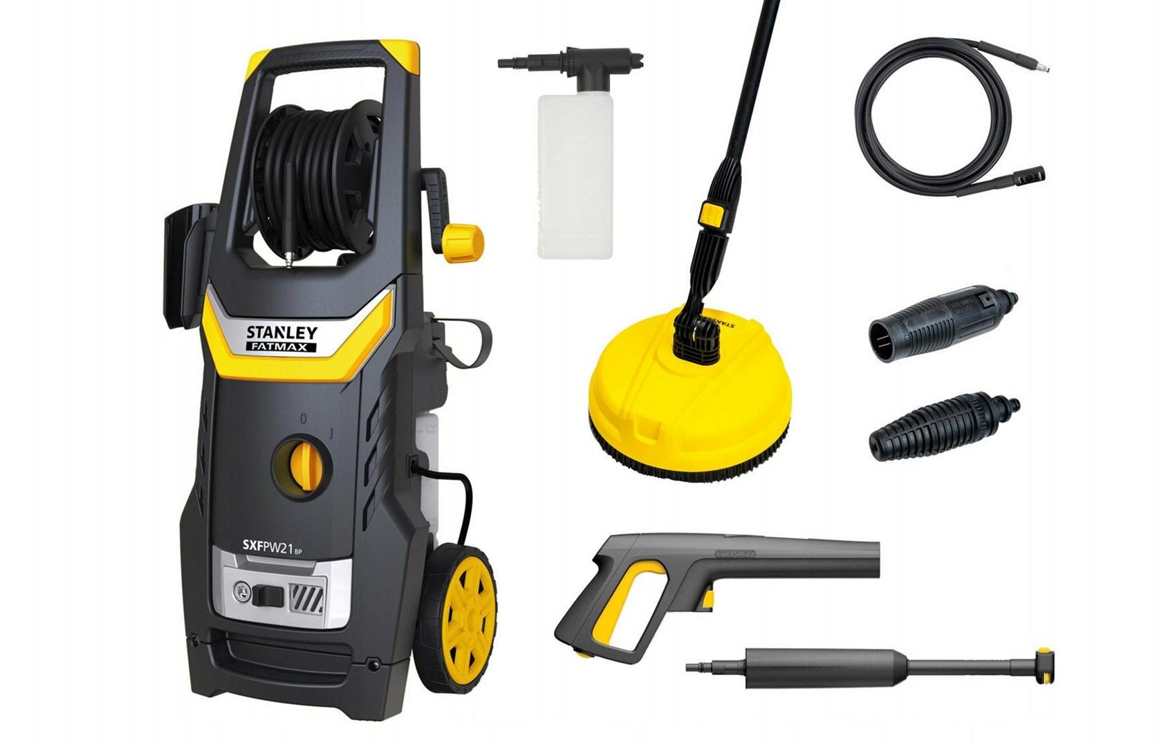 Højtryksrenser STANLEY 2100 W - 160 bar terrasse-sæt billede