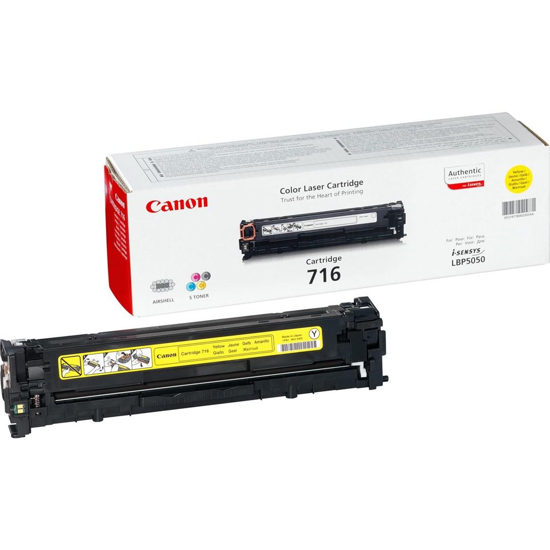 Toner til laserprinter Canon 716 Y - Gul, original