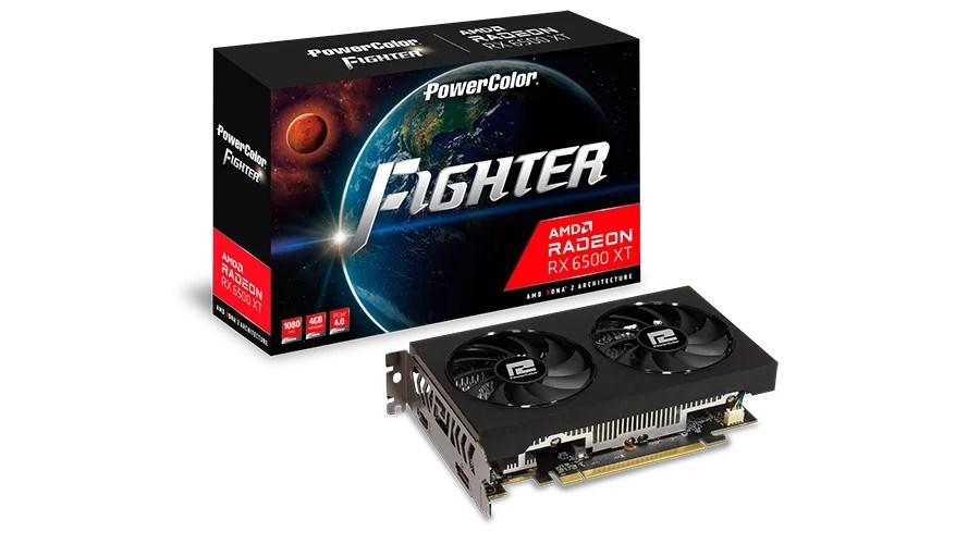 Grafikkort PowerColor Fighter Radeon RX 6500 XT 4 GB GDDR6 billede