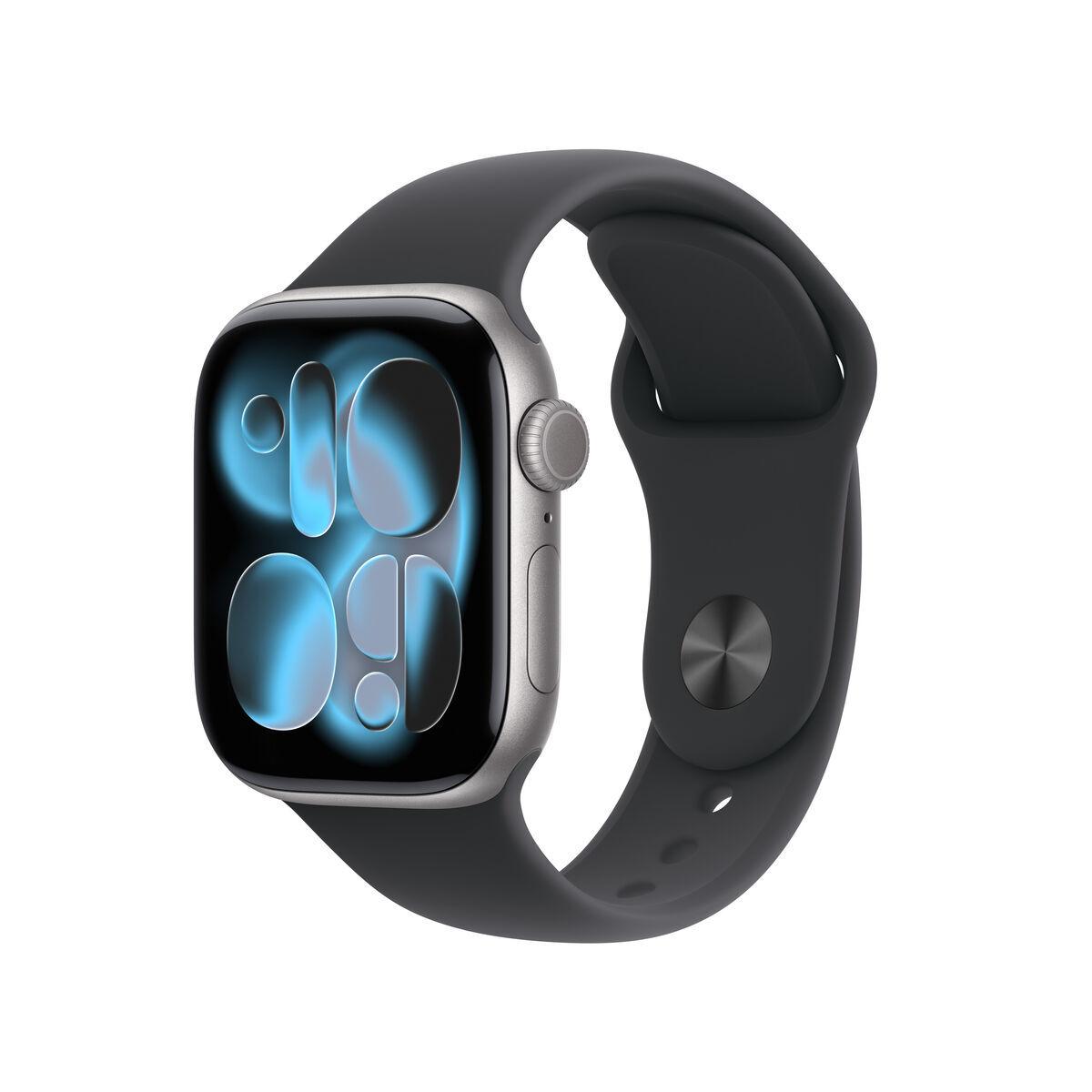 Apple Watch Series 11 42 mm GPS + Cellular - Grå med sort rem