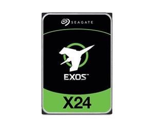 Harddisk Seagate Exos X24 24 TB 3,5" SATA - recertificeret