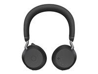 Høretelefoner Jabra Evolve2 75 trådløs - sort