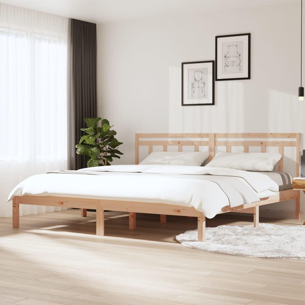 Sengeramme 180x200 cm Super King massivt træ billede