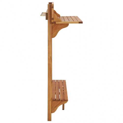 Altanbord 90x37x122,5 cm massivt akacietræ