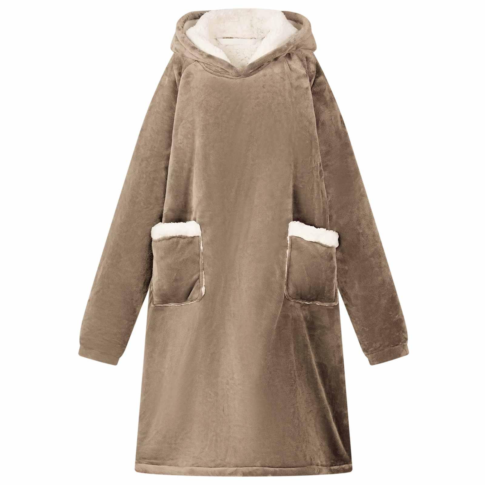 Tæppe-hoodie Camel s Fleece og Flannel billede