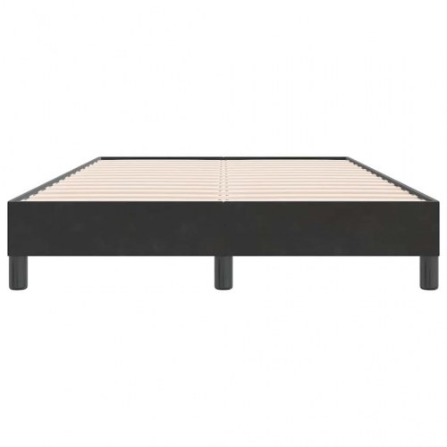 Sengeramme 120 x 220 cm i sort fløjl med lamelbund