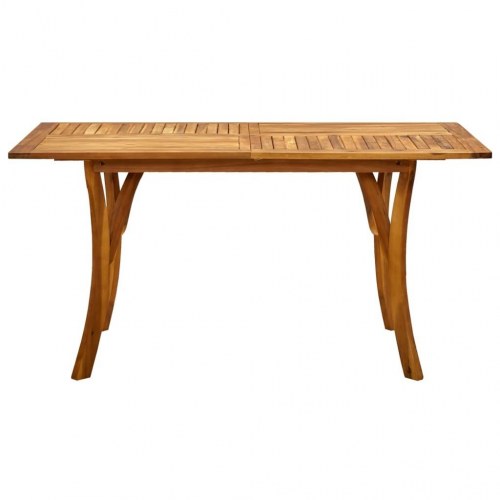 Havebord i massivt akacietræ 150 × 90 × 75 cm - olieret