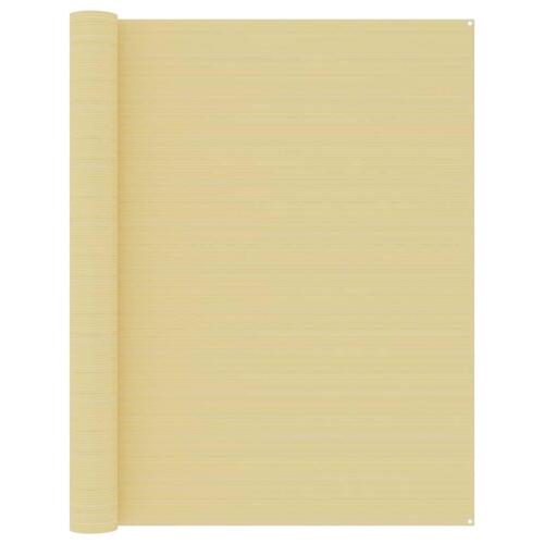 Telttæppe 250x550 cm beige