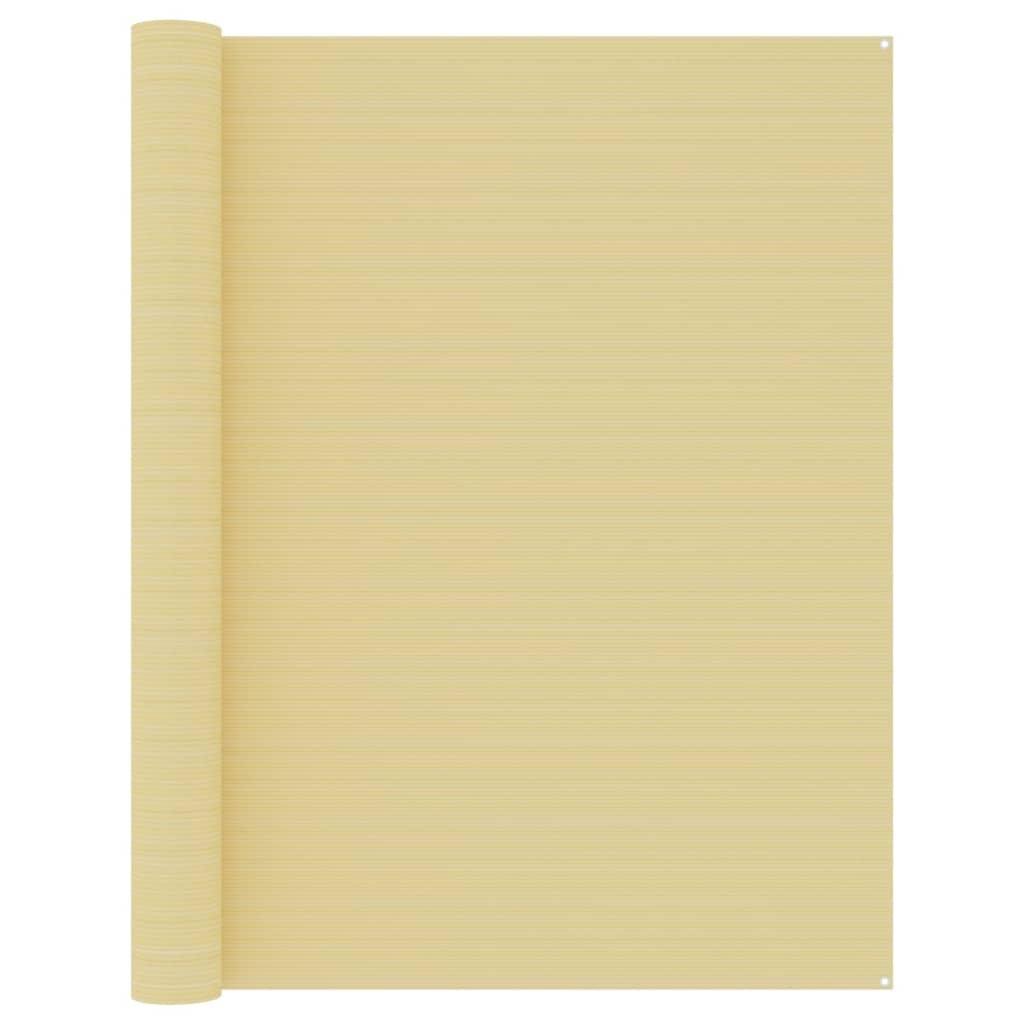 Telttæppe 250x550 cm beige
