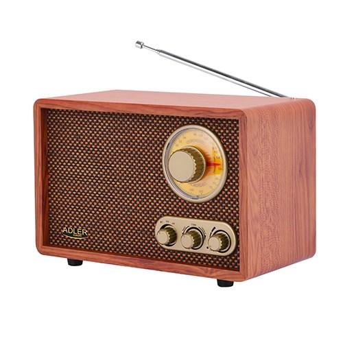 Radio med Bluetooth – Adler AD 1171 retro bordradio billede