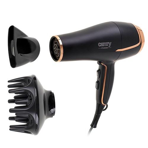 Hårtørrer Adler Camry CR 2255 – 2000 W, sort/guld billede