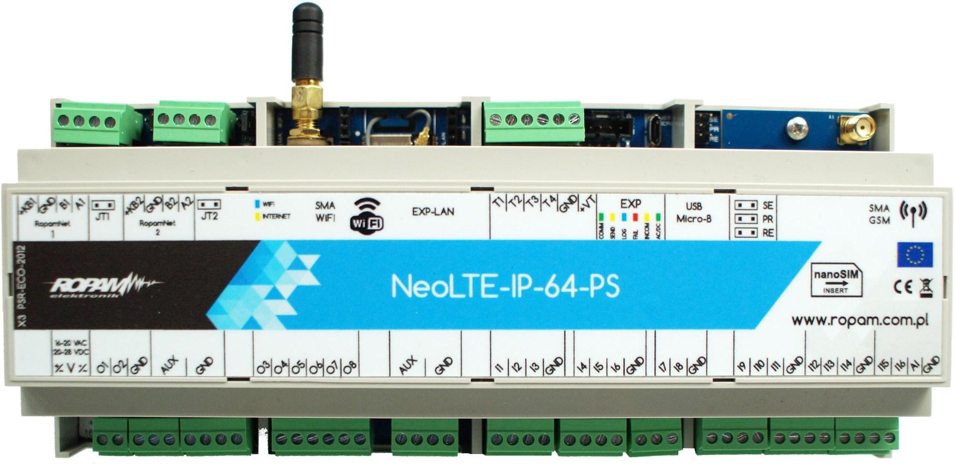 Alarm kontrolpanel NEO TOOLS NeoLTE-IP-64-PS-D12M billede