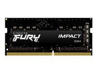 RAM til bærbar - Kingston FURY Impact DDR4 32 GB (2×16) 3200 MHz CL20 SO‑DIMM