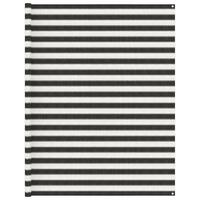 Telttæppe 250x300 cm antracitgrå og hvid