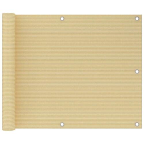 Altanafskærmning 75x500 cm HDPE beige