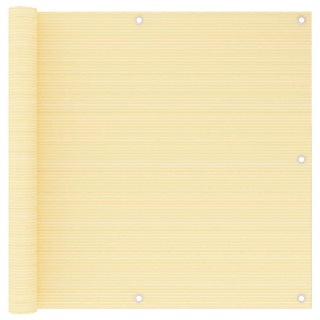 Altanafskærmning 90x600 cm HDPE beige