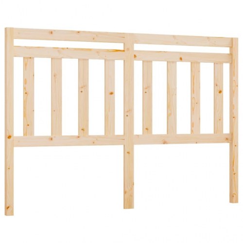 Sengegavl 146 × 4 × 100 cm i massivt fyrretræ - ubehandlet