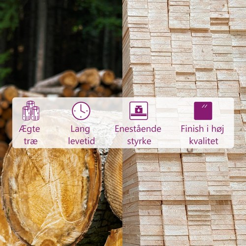 Sengegavl 140 × 4 × 100 cm i massivt fyrretræ - hvid