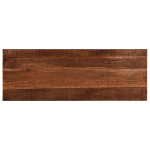Bordplade 160x50x3,8 cm rektangulær massivt genbrugstræ