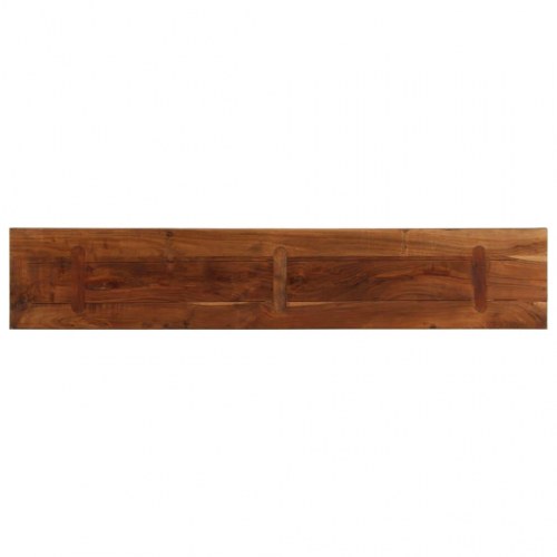 Bordplade 160x20x3,8 cm rektangulær massivt genbrugstræ