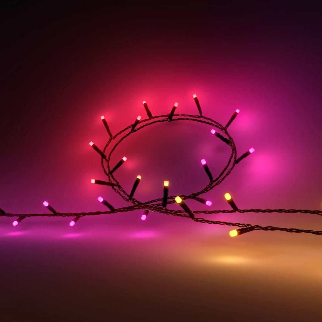 LED lyskæde - Philips Hue White and colour ambience, smart, 20 m, Bluetooth/Zigbee, 14 W