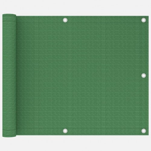 Altanafskærmning 75x500 cm HDPE lysegrøn