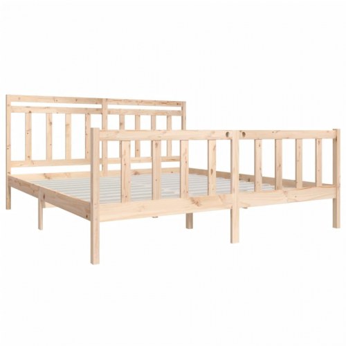 Sengeramme i massivt fyrretræ 180 x 200 cm - Super King
