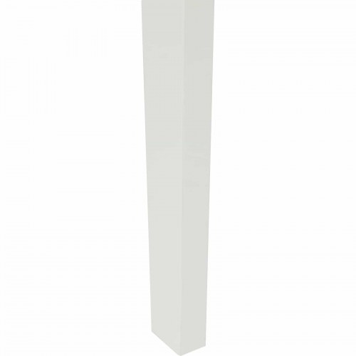 Spisestuestol 2 stk Hvid og Grå Massivt træ