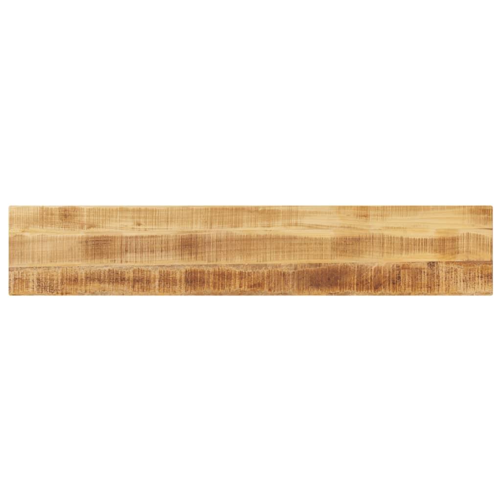 Bordplade 140x30x2,5 cm rektangulær massivt ru mangotræ billede